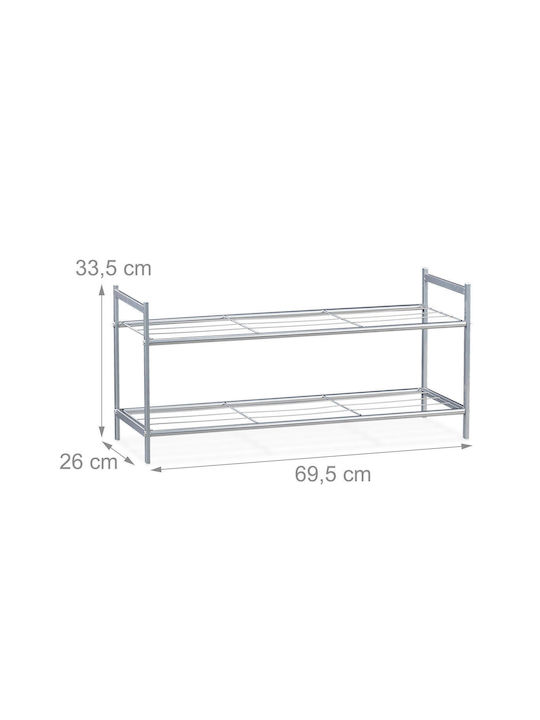 Metalică Suport pentru pantofi L69.5xW26xH33.5cm