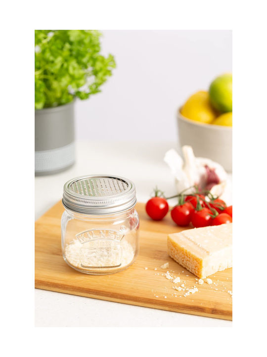 KIlner Βάζο Γενικής Χρήσης με Αεροστεγές Καπάκι από Ανοξείδωτο Ατσάλι Διάφανο 250ml 1τμχ