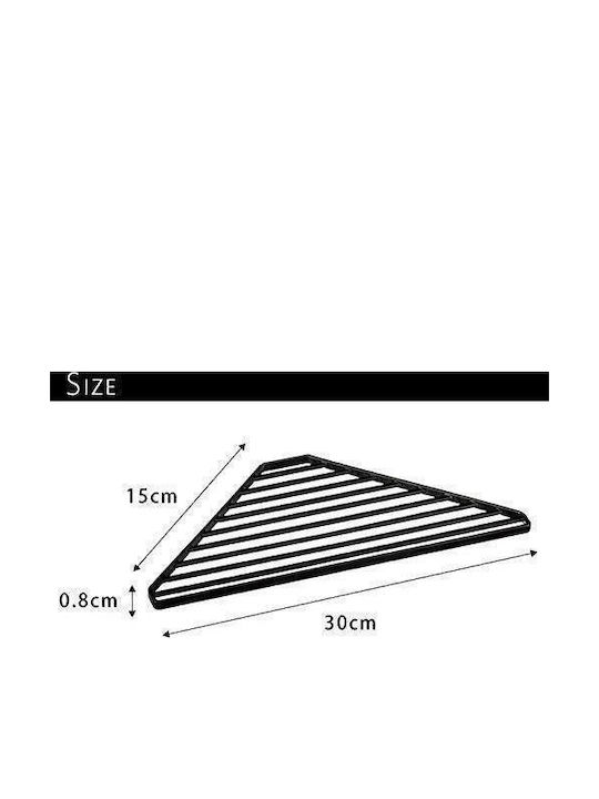 Yamazaki Θήκη για σφουγγάρι από Μέταλλο Μαύρο 30x15cm
