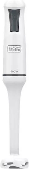 Black & Decker Hand Blender with Plastic Rod 600W Black
