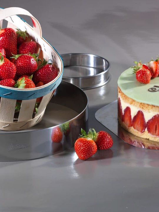 Patisse Ring Φόρμα Ζαχαροπλαστικής για Κέικ Στρογγυλή από Ανοξείδωτο Ατσάλι 20x4.5εκ.