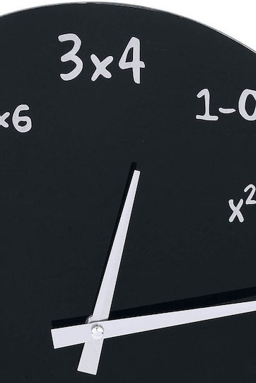Oh My Home Wanduhr Glas Schwarz Ø35cm