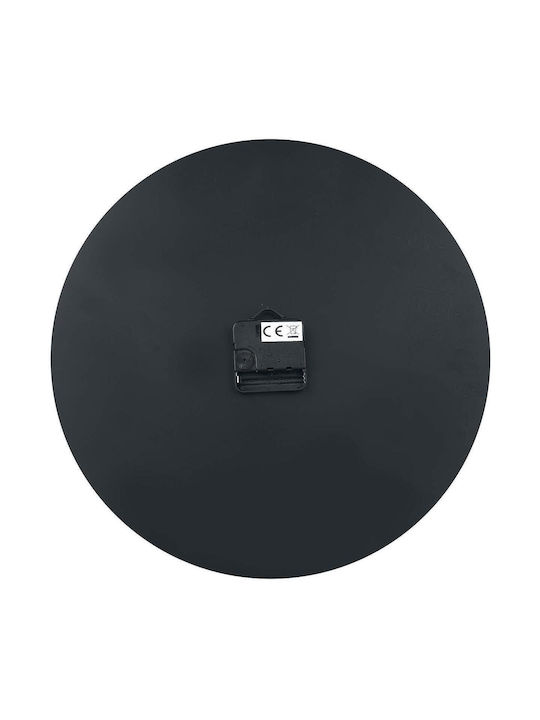 Oh My Home Ceas de Perete Sticlă Negru Ø35cm