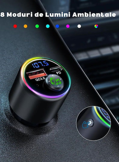 SGTT FM Transmitter Αυτοκινήτου με Bluetooth / USB