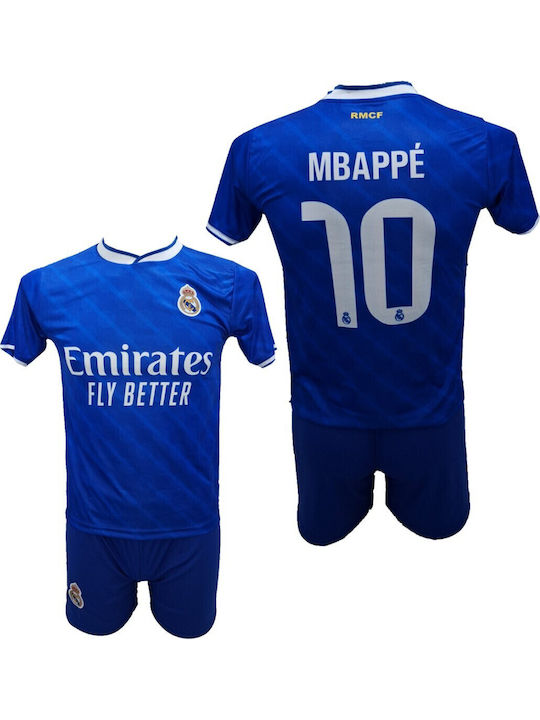 Детски Футболен Комплект Real Madrid Mbappe Син 2211-8