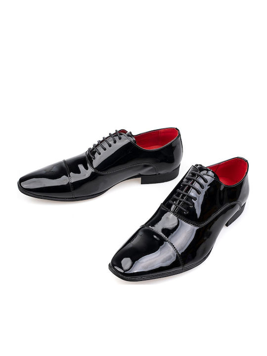 Men's Dress Shoes in Black Patent Leather