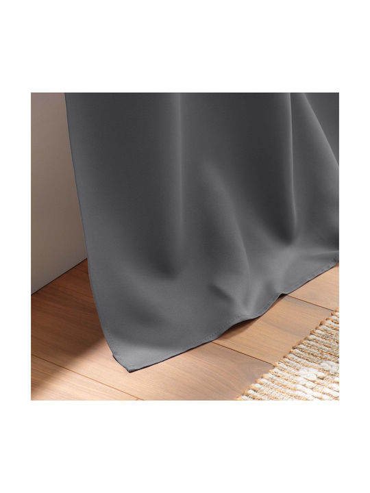 Curtain with Grommets L-c Occult Gray 140x180cm