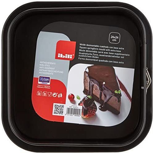 Ibili Aluminum Baking Pan with Non-Stick Interior Coating 24x24cm 2 Pieces