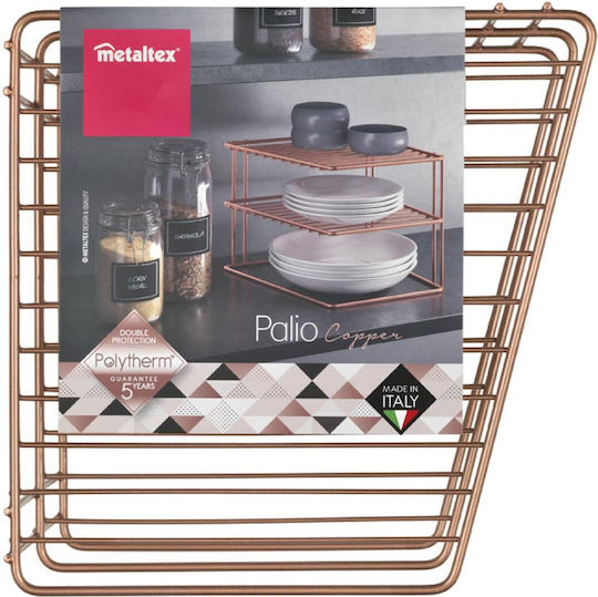 Metaltex Suport De Masă Palio Metalic 25x19x19cm Rose Gold