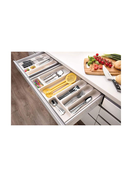 Tescoma Μεμονωμένη Θήκη Flexispace Πλαστική 37x14.8εκ. Λευκή