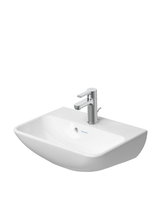 Duravit Αναμεικτική Μπαταρία Νιπτήρα Ασημί