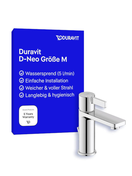 Duravit Mixing Sink Faucet Silver