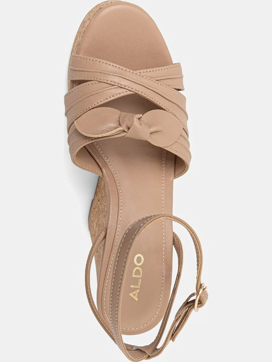 Sommer Damenplattformen Beige