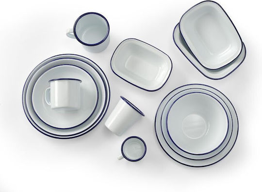 Hendi Plate Soup Rectangular Inox White 17.5x13cm