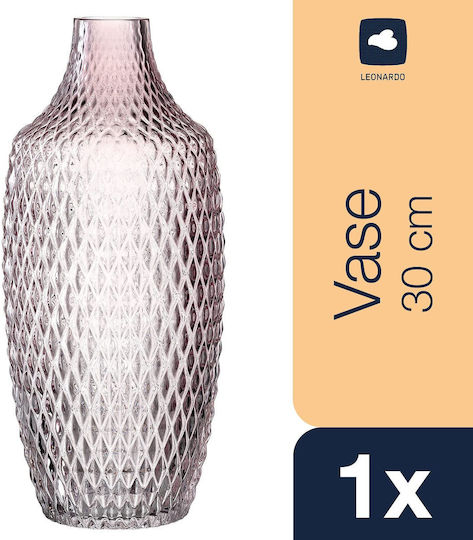 Leonardo Decorative Vase Pink 30cm