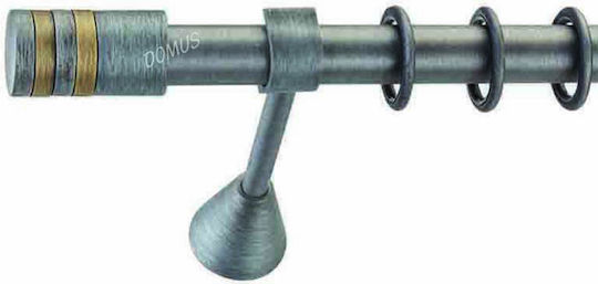 Bare pentru Perdele Metalic F25 Enis A2 Industrial 300cm Pliabil cu Rail