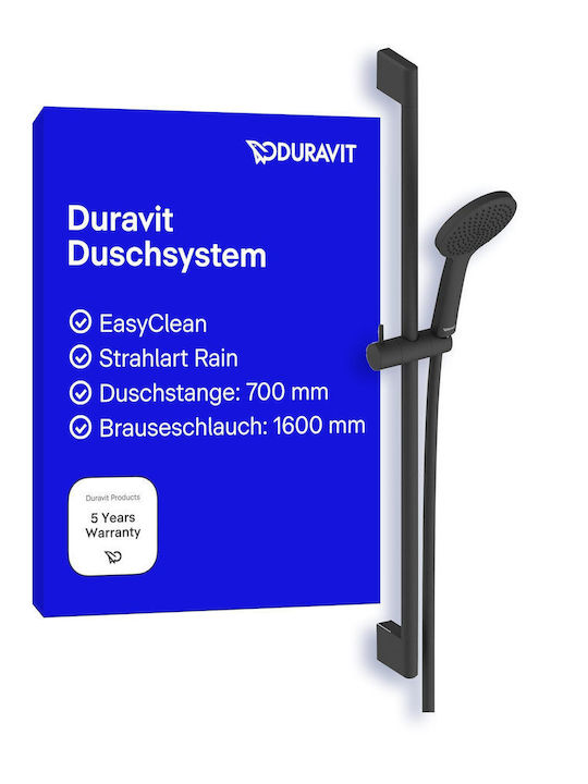 Duravit Shower Column without Mixer Black