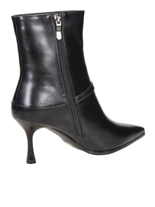 Stiefeletten Damen mit Hochabsatz Schwarz