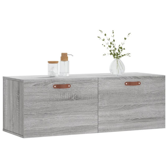 vidaXL Badezimmerschrank B100xT36.5xH35cm Eiche