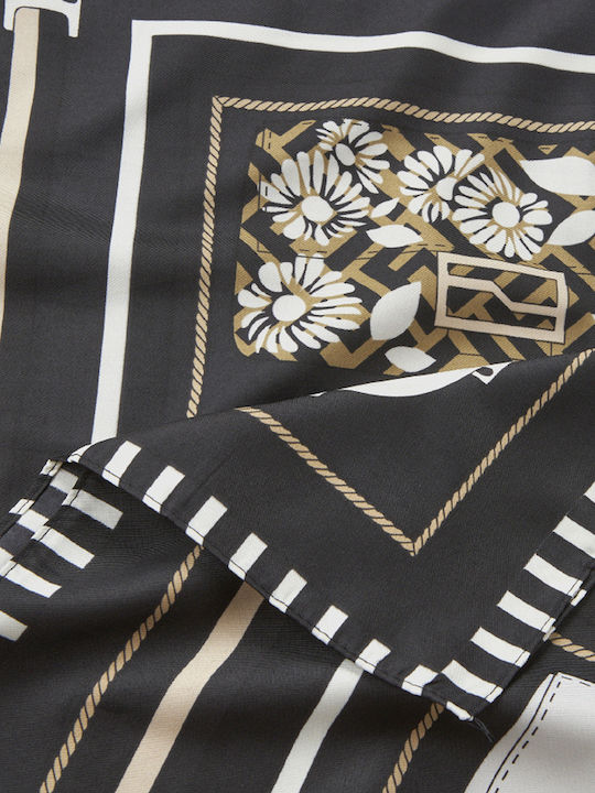 Verde Damen Schals & Stolen Verde Schwarzes Foulard