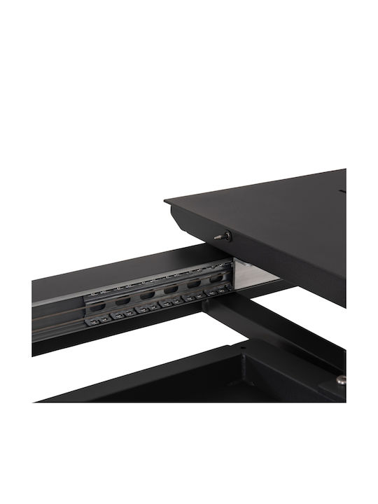 Sympo Bar Table Extendable Aluminum Gray 300x100x75cm