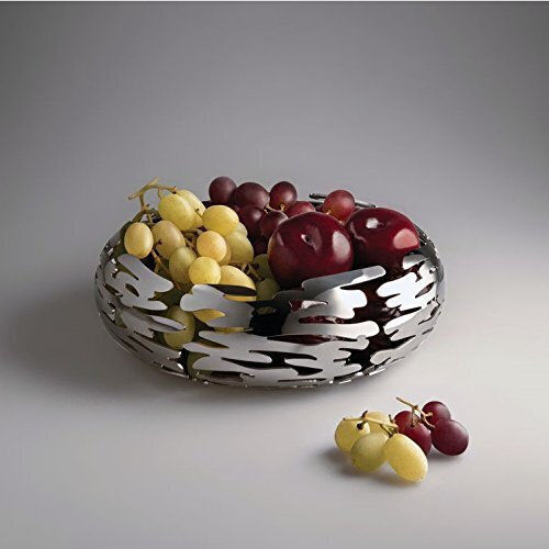 Alessi Barknest Fruitieră Metalic Argintiu 21x21x7buc