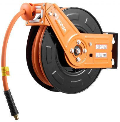 Vevor Automatic Wall Mounted Hose Reel with 15m Hose
