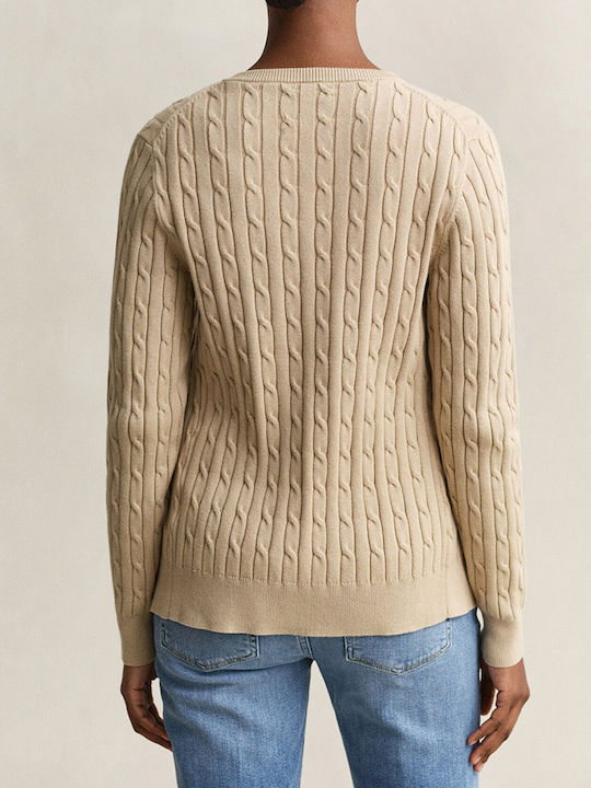 Cardigan Tricotat pentru Femei Bej