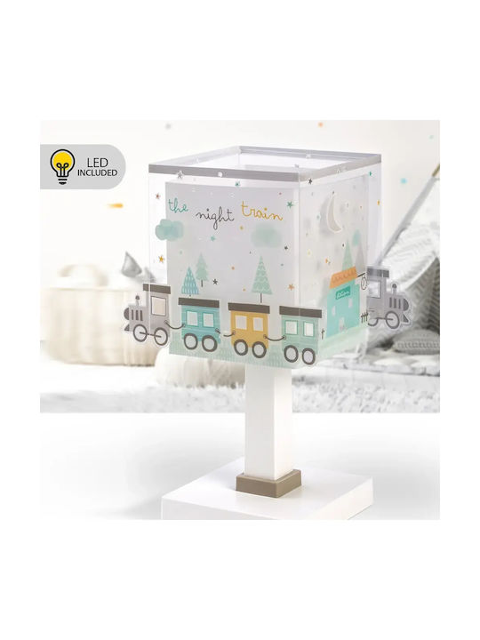 Ango Lumini LED Lampă decorativă pentru copii Night Train Albastru deschis