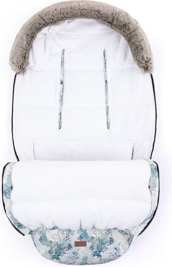 Petite & Mars Comfy Ποδόσακος Καροτσιού Αδιάβροχος Πολύχρωμος με Fleece Επένδυση 100x55εκ.