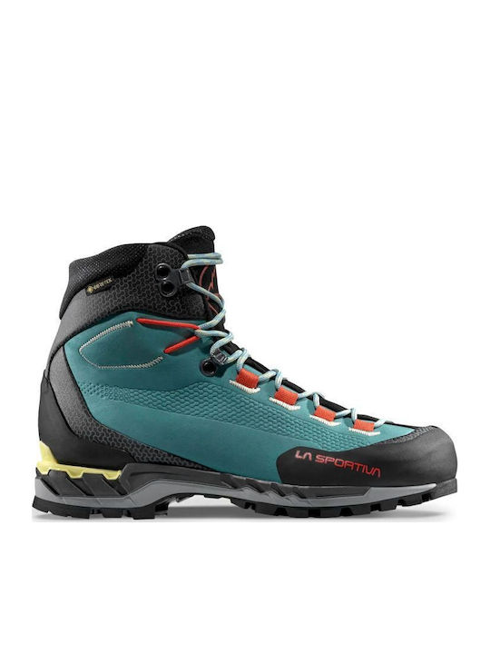 La Sportiva Trango Tech Leather Women's Mountaineering Boots Waterproof with Gore-Tex Membrane Green