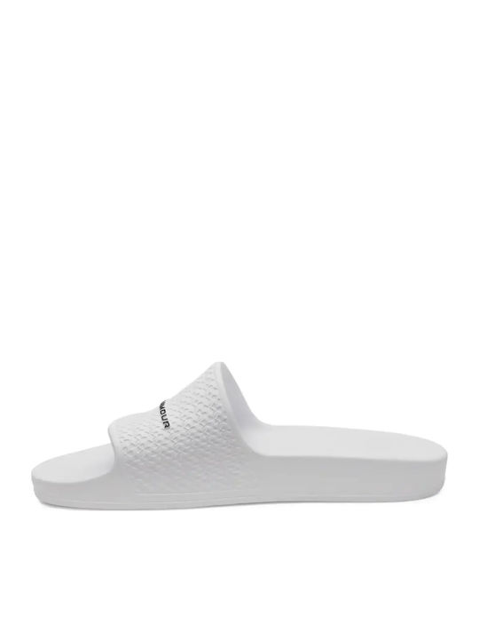 Men's Anatomic White Slides