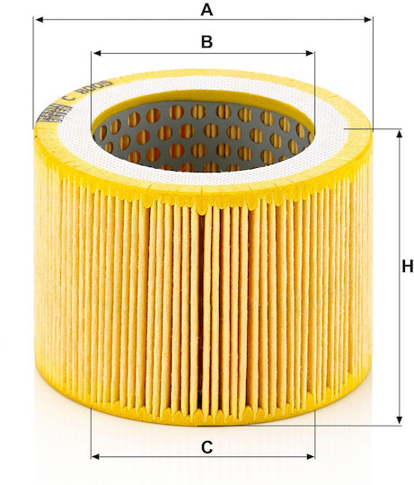 Mann Filter Φίλτρο Αέρα Αυτοκινήτου για Audi TT Honda Element