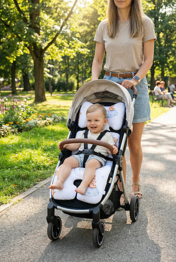 Kinderwagenabdeckung Braun