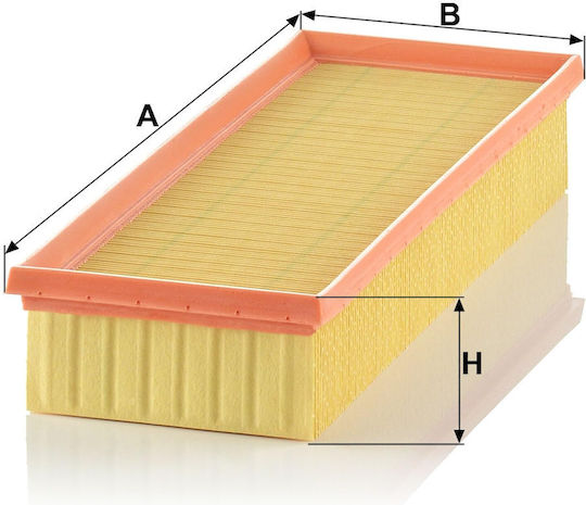 Mann Filter Car Air Filter for Volkswagen Caddy / Polo