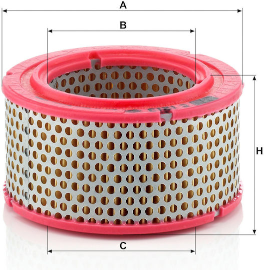 Mann Filter Φίλτρο Αέρα Αυτοκινήτου για Citroen 2 CV 1963-1990