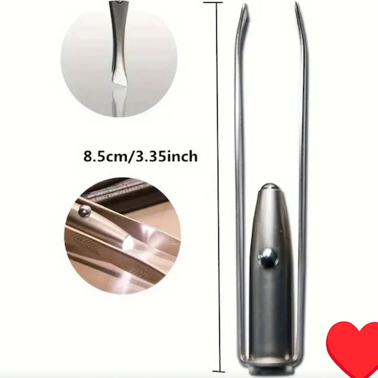 ShuShu Pinzetten Für Augenbrauen Mit Lichtquelle