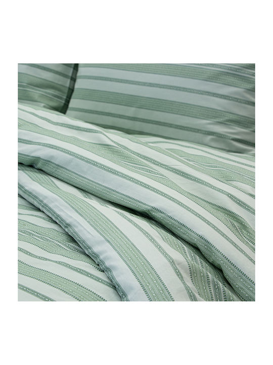 Lino Home Carril Super-Double Bed Sheets Set 240x260cm 4 Pieces