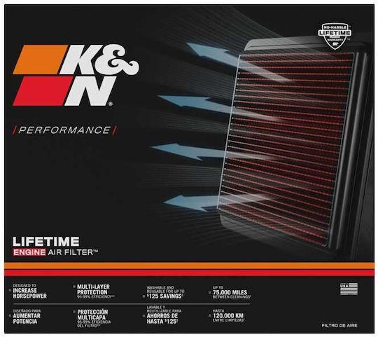 K&N Freeflow-Luftfilter für Audi A5 / RS5 / S5 / A4 / S4 / RS4