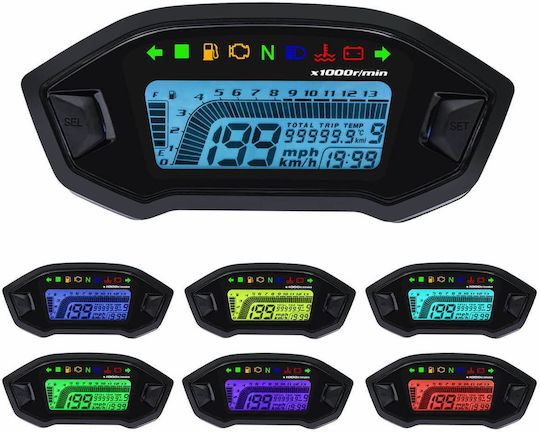 Digital Motorcycle Speedometer