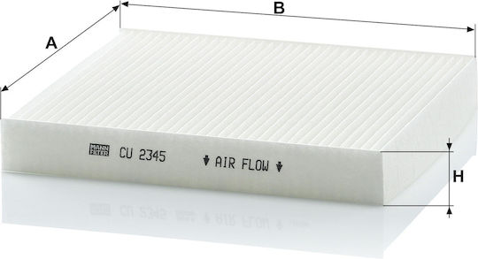 Mann-Filter Cu 2345 Cabin Innenraumluftfilter