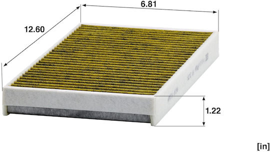Mann Filter Cabin Filter Bmw E60 E63 03-frecious Plus Anti-allergic