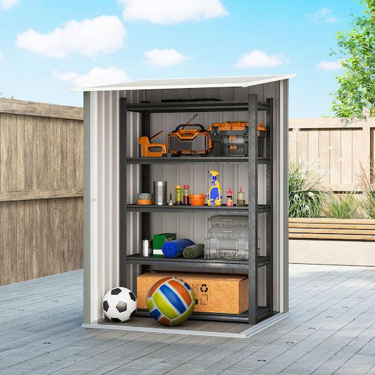 Metallic Garden Shed Galvanized L1xW1.04xH1.6m