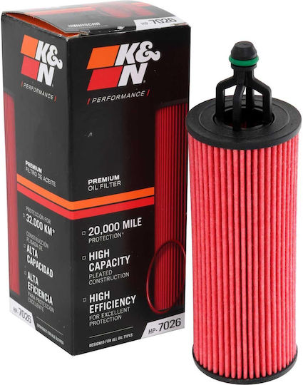 K&n Φίλτρο Λαδιού Ελευθέρας Ροής Hp-7026