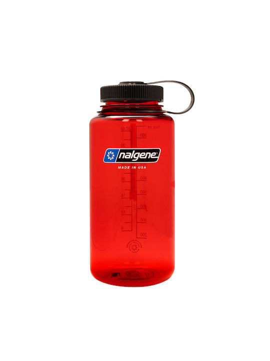 Nalgene Αθλητικό Παγούρι Πλαστικό 1000ml Κόκκινο