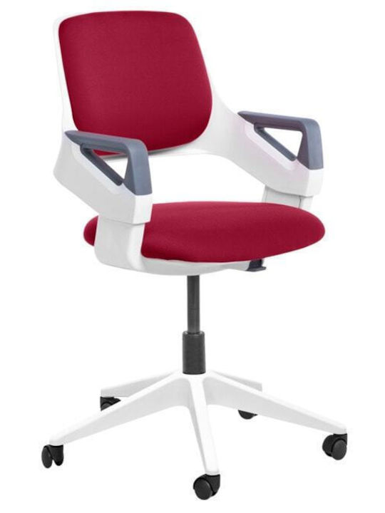 Детски Стол За Бюро Clever Е Червен 54x52x75-85см