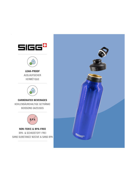 Sigg WMB Traveller Wasserflasche Aluminium 1500ml Blau