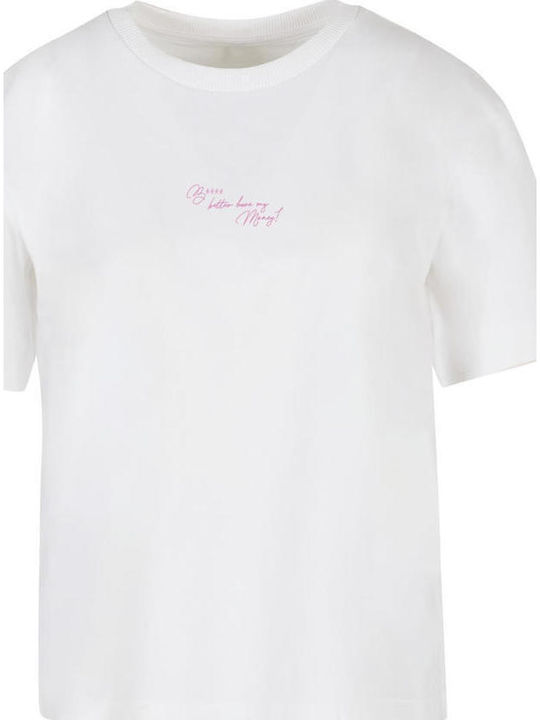 Miss Tee Tricou Alb