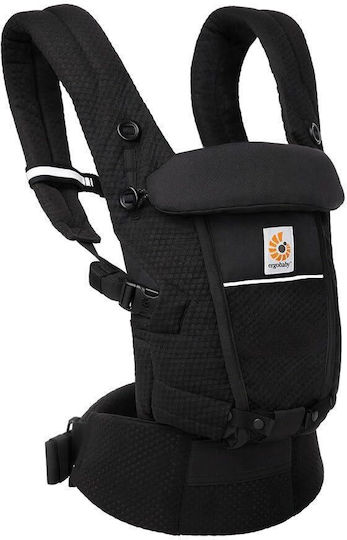 Ergobaby Klassischer Tragesack Adapt SoftFlex Mesh Onyx Black mit Maximalgewicht 20.4kg