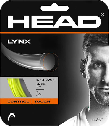 Head Lynx Χορδή Τένις Κίτρινη 12m, Φ1,25mm